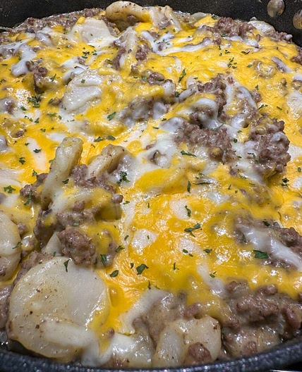Hamburger Potato Casserole