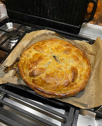 Mushroom and tarragon pithivier (Ottolenghi’s)