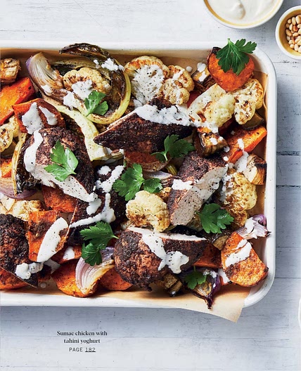Sumac chicken with tahini yoghurt