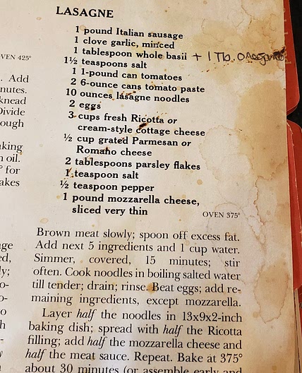 Lasagna 