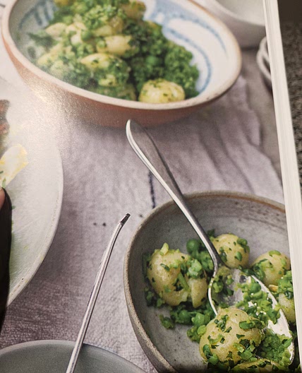 New potatoes worth peas and coriander - page 147