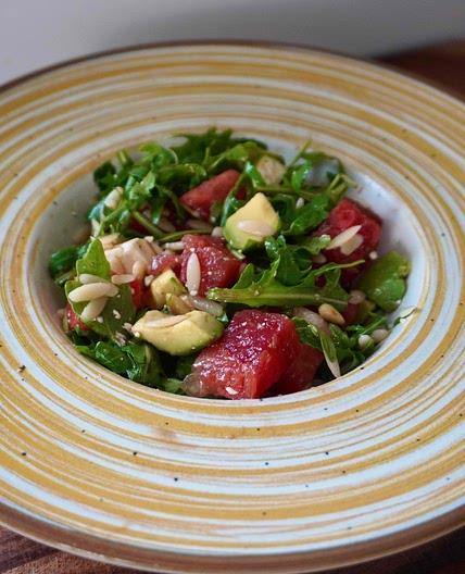 Sommerlicher Wassermelonen Salat
