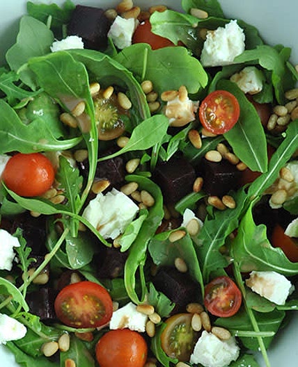 Lentil feta salad
