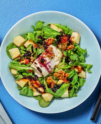 Goat cheese apple salad