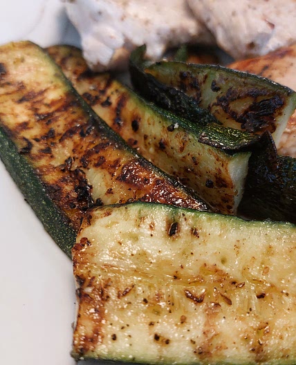 Grilled zucchini