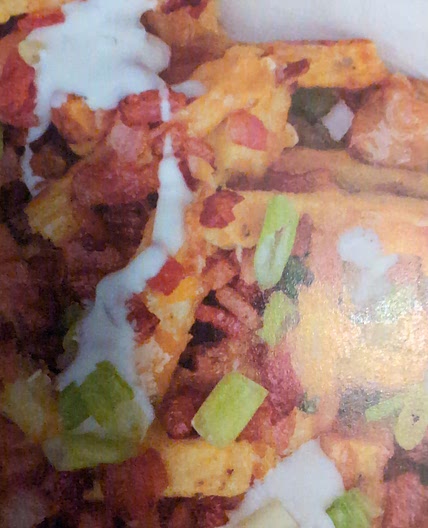 Loaded fries with ranch