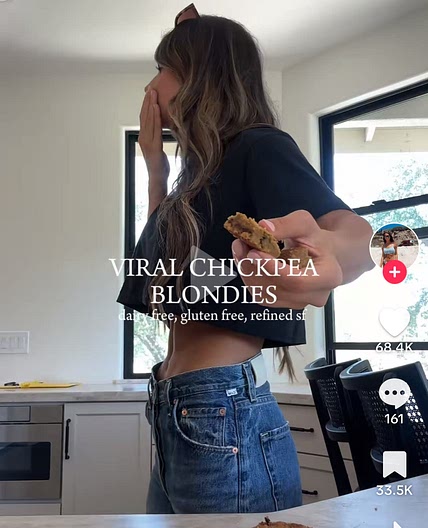 Chickpea Blondies