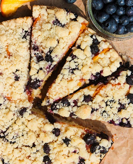 Peach Blueberry Cake