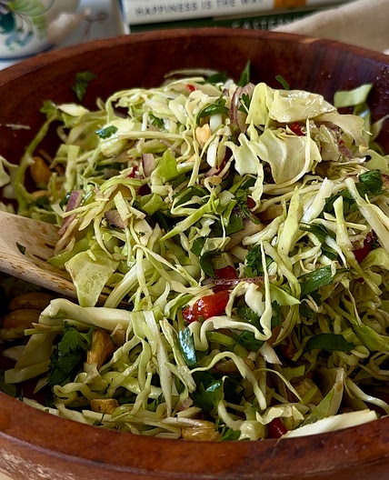 Gut Healthy Green Cabbage Slaw