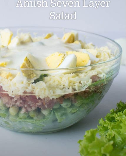 Amish 7 Layer Salad