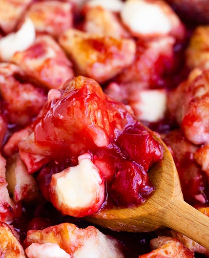 Cherry Cream Cheese Pie Bubble-up