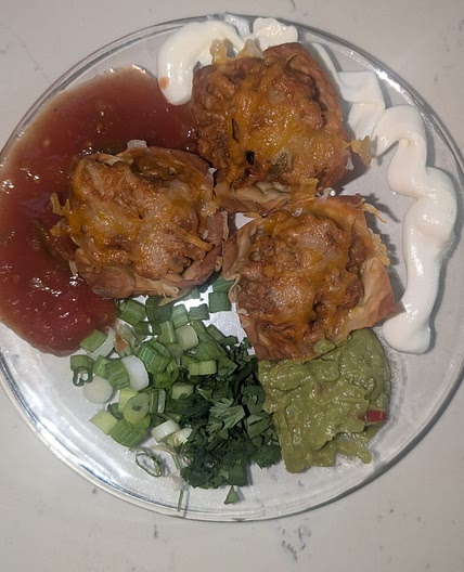 WonTon Taco Cups