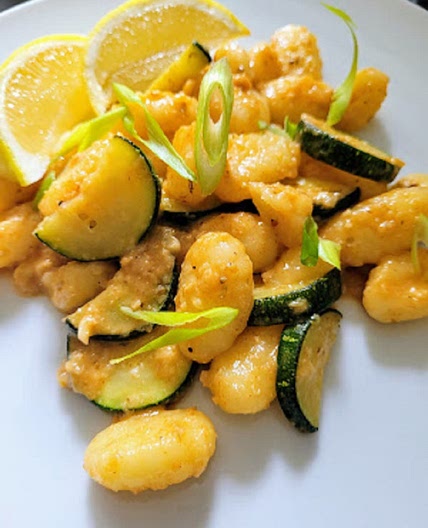 Honey Mustard Gnocchi with Zucchini