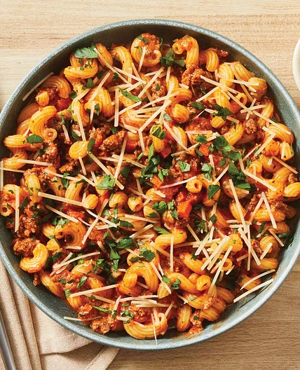 Cavatappi Beef Ragù with Parmesan & Parsley