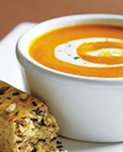 Roasted Red Pepper and Sweet Potato Soup | Canadian Living