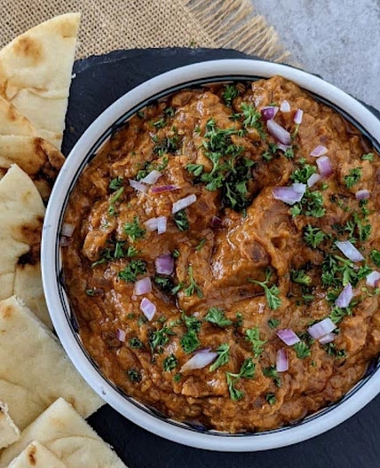 Sudanese eggplant salad