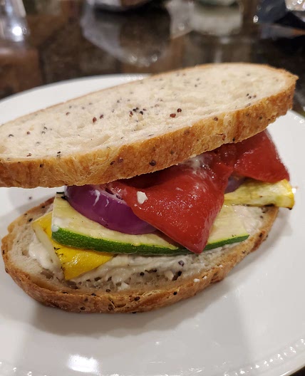 Roasted Veggie Sandwich