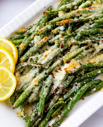 Roasted Green Beans with Parmesan