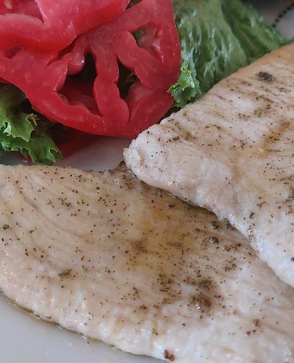 Turkey breast, butter and sage