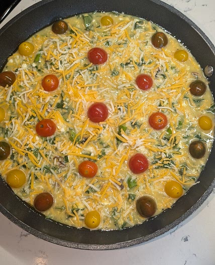 Protein loaded Frittata