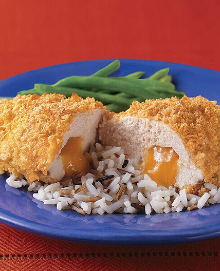 Crunchy Cheese-Stuffed Chicken