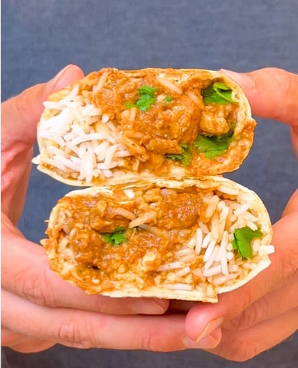 Butter Chicken Burrito