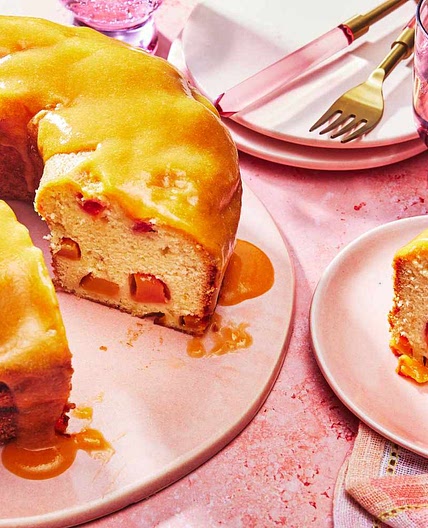 McLeod Farms' Fresh Peach Pound Cake