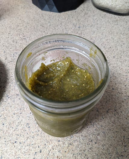Green chile salsa verde