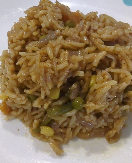 Onion Mix Veg Pulao