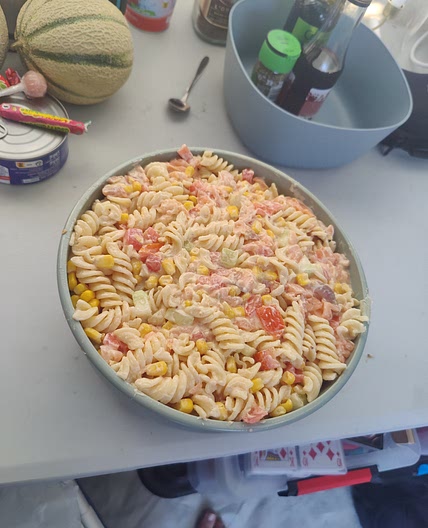 Salade de pâtes au saumon