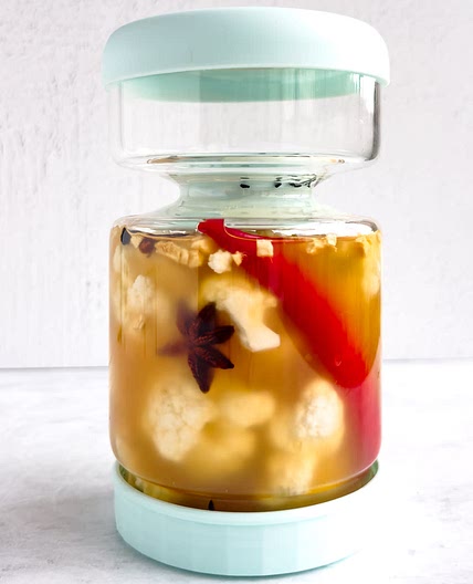 Quick Pickled Cauliflower