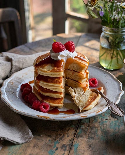 Fluffy Cream Cheese Keto Pancakes Recipe