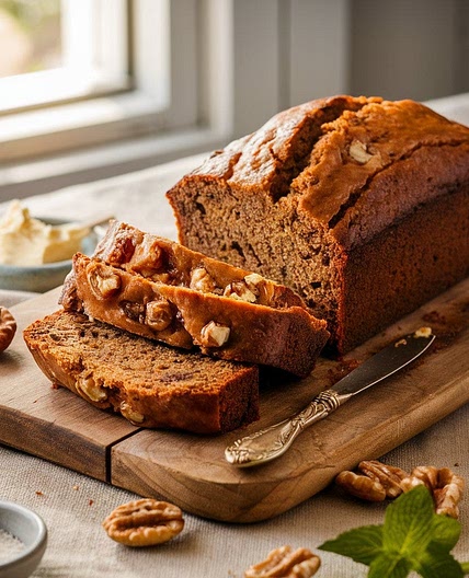 Moist Cream Cheese Keto Banana Bread Recipe. Chef Maria Emmerich Original Recipe