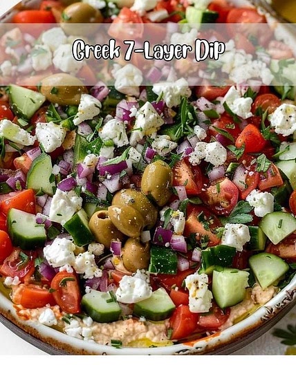 The Greek 7-Layer Dip