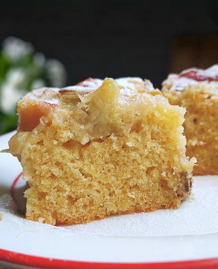 Quick u0026 Easy Rhubarb Sponge Cake