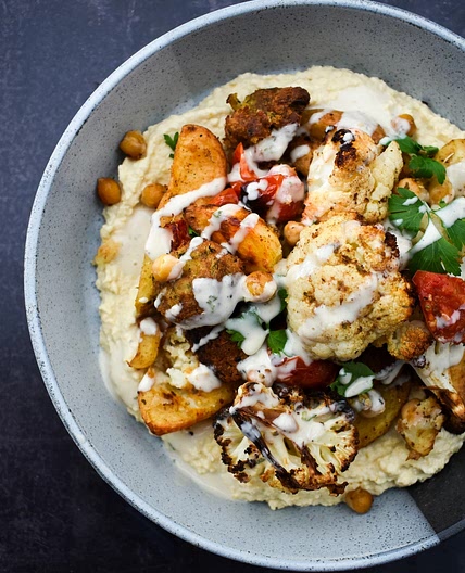 Lebanese Cauliflower and Potato Bake