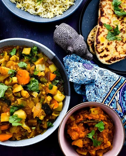 Vegetable Sambar Stew (Indian Curry)