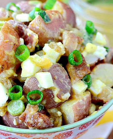Ultimate Red Skinned Potato Salad (Mayo Free!)