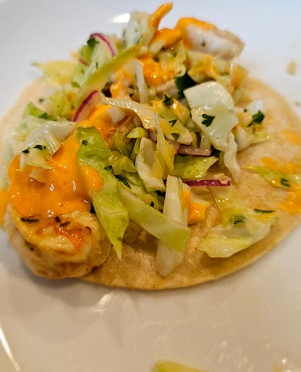 Nana's birthday shrimp tacos 🦐🦐