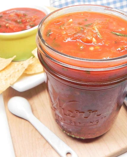Instant Pot Canned Tomato Salsa