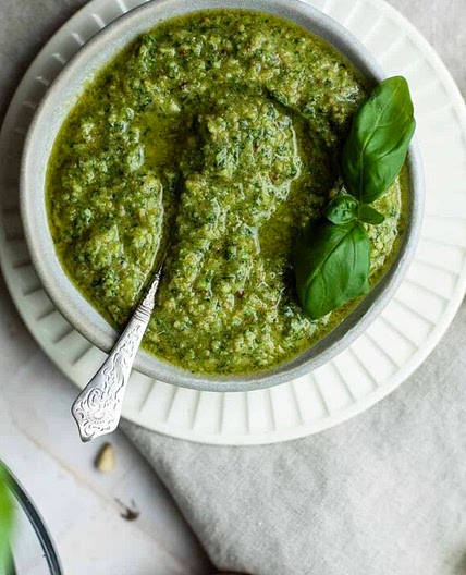Easy Homemade Pesto from Scratch