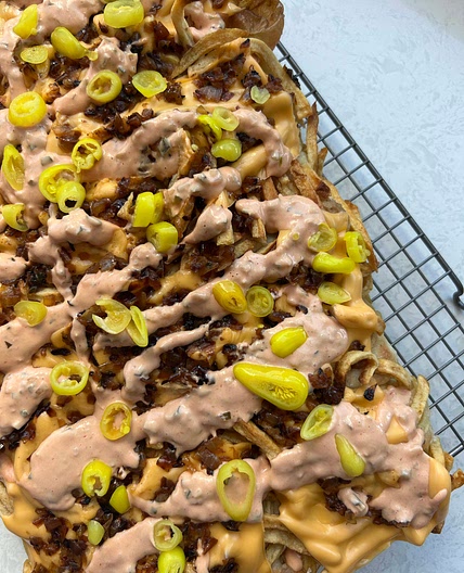 In-N-Out Animal Style Fries Focaccia 