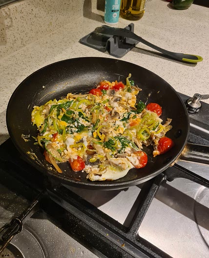 Mushroom Scrambled Eggs