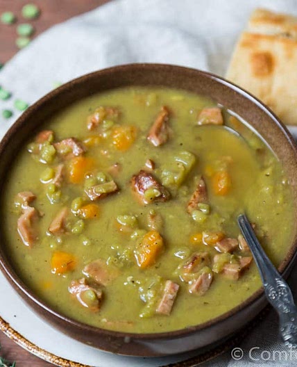 Easy Split Pea Soup With Ham