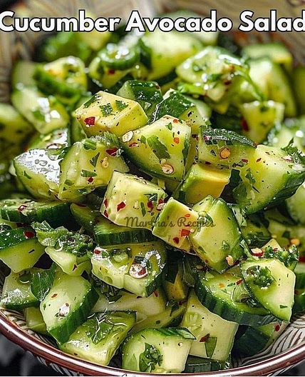Cucumber Avocado Salad