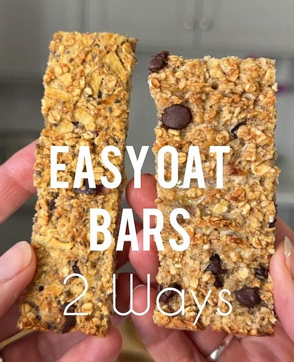 Apple and Date Oat Bars