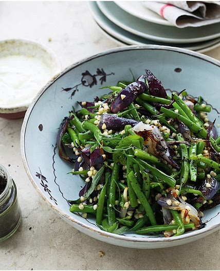 Buckwheat and French bean salad by Ottolenghi
