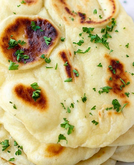 Easy Vegan Naan