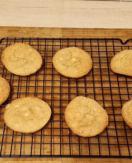 White chocolate snickerdoodles