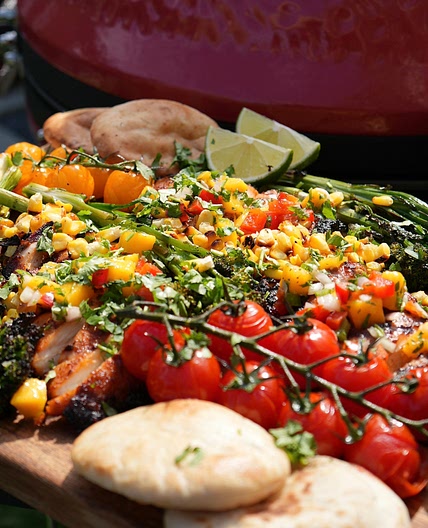 Grilled Chipotle Chicken with Mango Salsa